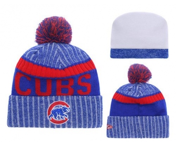 MLB Chicago Cubs Logo Stitched Knit Beanies 006