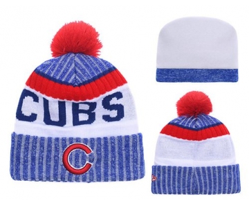 MLB Chicago Cubs Logo Stitched Knit Beanies 008