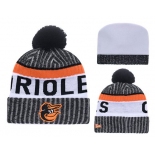 MLB Baltimore Orioles Logo Stitched Knit Beanies 003