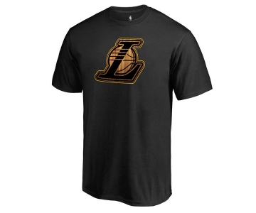 Men's Los Angeles Lakers Fanatics Branded Black Hardwood T-Shirt