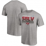 Men's Tampa Bay Buccaneers Fanatics Branded Heathered Gray Super Bowl LV Champions Kickoff T-Shirt