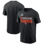 Men's Tampa Bay Buccaneers Nike Black 2 Time Super Bowl Champions Field Goal T-Shirt