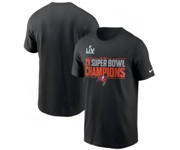 Men's Tampa Bay Buccaneers Nike Black 2 Time Super Bowl Champions Field Goal T-Shirt