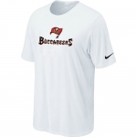 Nike Tampa Bay Buccaneers Authentic Logo T-Shirt - White