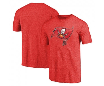 Tampa Bay Buccaneers Red Throwback Logo Tri-Blend NFL Pro Line T-Shirt