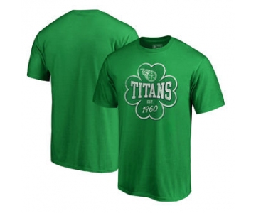 Tennessee Titans NFL Pro Line by Fanatics Branded St. Patrick's Day Emerald Isle Big and Tall T-Shirt Green