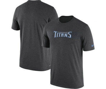 Tennessee Titans Nike Heathered Charcoal Sideline Seismic Legend T-Shirt