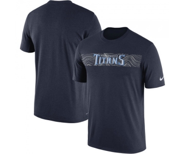 Tennessee Titans Nike Navy Sideline Seismic Legend T-Shirt