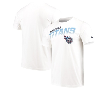 Tennessee Titans Nike Sideline Line of Scrimmage Legend Performance T Shirt White