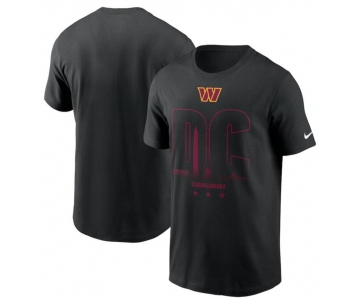 Men's Washington Commanders Nike Black Local T Shirt