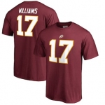 Men's Washington Redskins 17 Doug Williams NFL Pro Line by Fanatics Branded Burgundy Retired Player Authentic Stack Name & Number T-Shirt