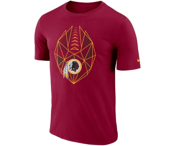 Men's Washington Redskins Nike Burgundy Fan Gear Icon Performance T-Shirt