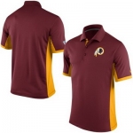 Men's Washington Redskins Nike Burgundy Team Issue Performance Polo