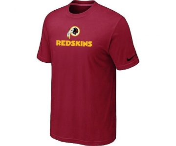 Nike Washington Redskins Authentic Logo T-Shirt Red