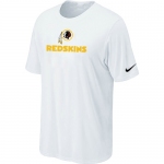 Nike Washington Redskins Authentic Logo T-Shirt White