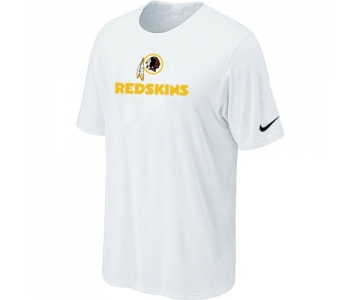 Nike Washington Redskins Authentic Logo T-Shirt White