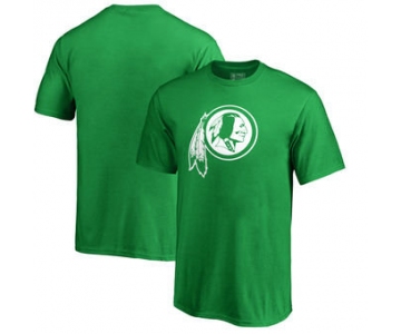 Washington Redskins NFL Pro Line by Fanatics Branded . Patrick's Day White Logo T-Shirt Kelly Green