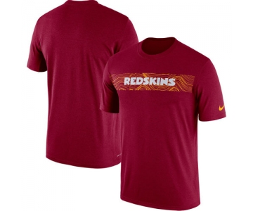 Washington Redskins Nike Burgundy Sideline Seismic Legend T-Shirt