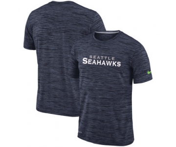 Men's Seattle Seahawks Nike Navy Velocity Performance T-Shirt