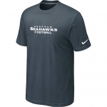 Nike Seattle Seahawks Sideline Legend Authentic Font Dri-FIT T-Shirt Grey