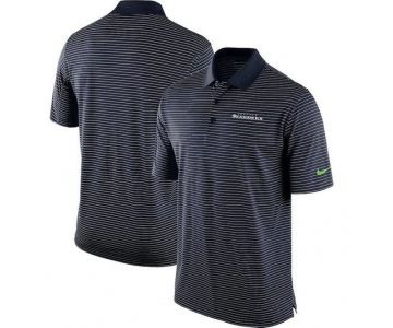 Seattle Seahawks Team Stadium Performance Polo - College Navy