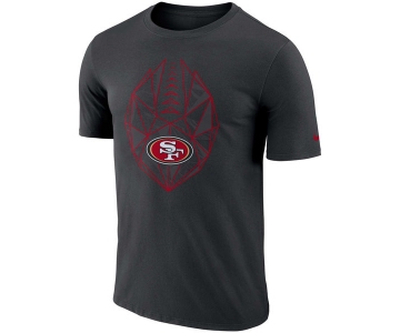 Men's San Francisco 49ers Nike Black Fan Gear Icon Performance T-Shirt