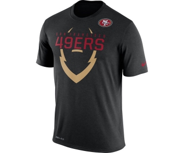 Men's San Francisco 49ers Nike Black Legend Icon Dri-FIT T-Shirt