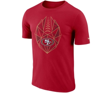 Men's San Francisco 49ers Nike Scarlet Fan Gear Icon Performance T-Shirt