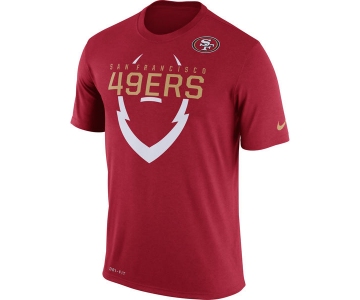 Men's San Francisco 49ers Nike Scarlet Legend Icon Dri-FIT T-Shirt