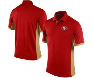 Men's San Francisco 49ers Nike Scarlet Team Issue Performance Polo