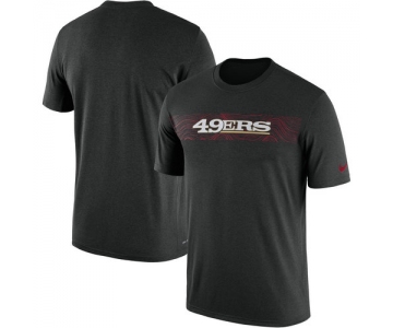 San Francisco 49ers Nike Black Sideline Seismic Legend T-Shirt