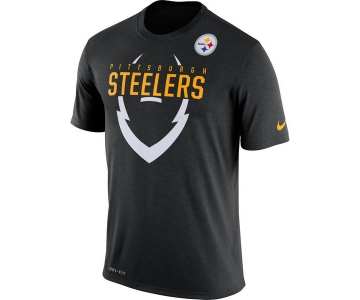 Men's Pittsburgh Steelers Nike Black Legend Icon Dri-FIT T-Shirt