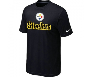 Nike Pittsburgh Steelers Authentic Logo T-Shirt Black