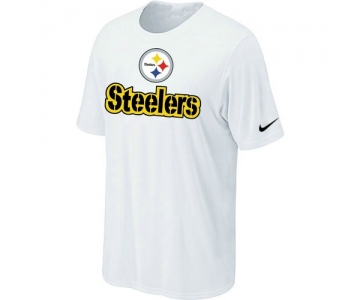 Nike Pittsburgh Steelers Authentic Logo T-Shirt White