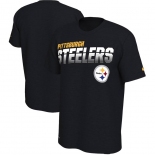 Pittsburgh Steelers Nike Sideline Line of Scrimmage Legend Performance T Shirt Black