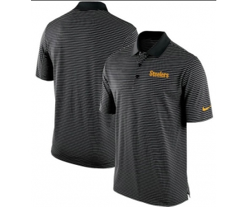 Pittsburgh Steelers Team Stadium Performance Polo - Black