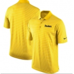 Pittsburgh Steelers Team Stadium Performance Polo - Gold