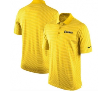 Pittsburgh Steelers Team Stadium Performance Polo - Gold