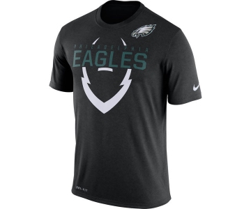 Men's Philadelphia Eagles Nike Black Legend Icon Dri-FIT T-Shirt