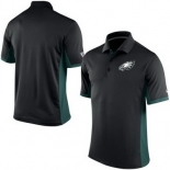 Men's Philadelphia Eagles Nike Black Team Issue Performance Polo