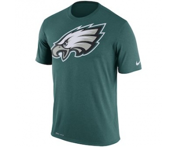 Men's Philadelphia Eagles Nike Green Legend Performance Logo Essential 3 T-Shirt