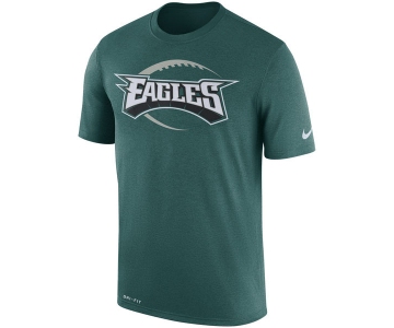 Men's Philadelphia Eagles Nike Midnight Green Legend Icon Logo Performance T-Shirt