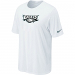 Nike Philadelphia Eagles Authentic Logo T-Shirt White