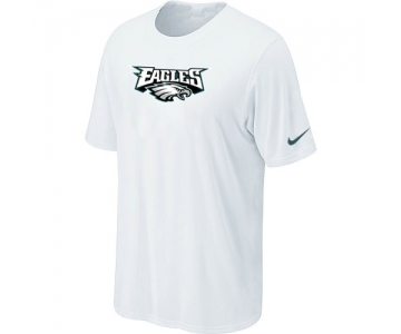 Nike Philadelphia Eagles Authentic Logo T-Shirt White