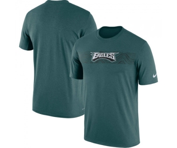 Philadelphia Eagles Nike Midnight Green Sideline Seismic Legend T-Shirt