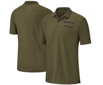 Philadelphia Eagles Nike Salute to Service Sideline Polo Olive