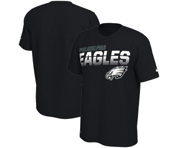 Philadelphia Eagles Nike Sideline Line of Scrimmage Legend Performance T Shirt Black