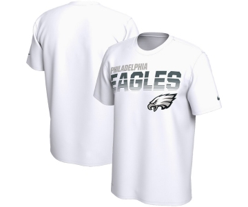 Philadelphia Eagles Nike Sideline Line of Scrimmage Legend Performance T Shirt White