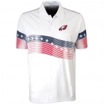 Philadelphia Eagles White Antigua Patriot Polo