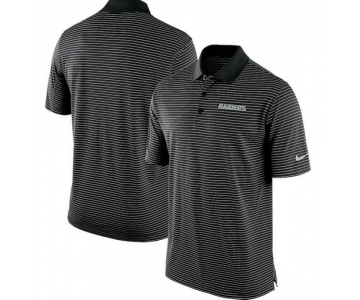 Oakland Raiders Team Stadium Performance Polo - Black